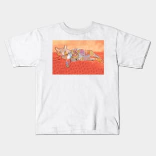 Colorful Cat Collage Kids T-Shirt